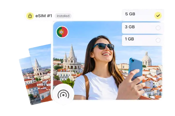 Forfait eSIM lisbonne internet mobile portugal